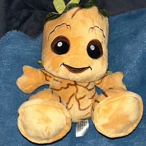 Marvels Baby groot big feet plush - guardians of the galaxy- medium 10”